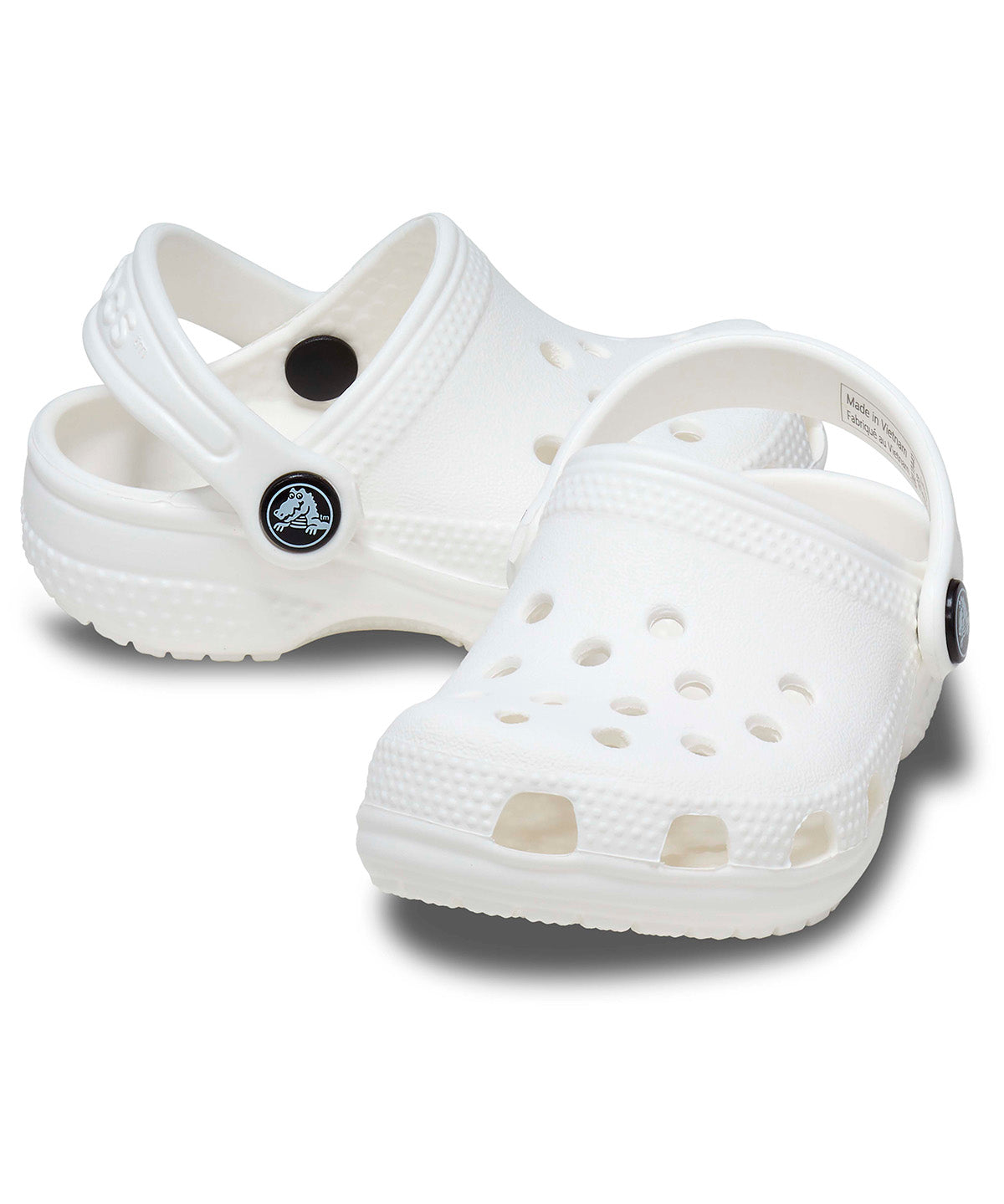 Zueco Bebés Recién Nacidos Blanco Crocs