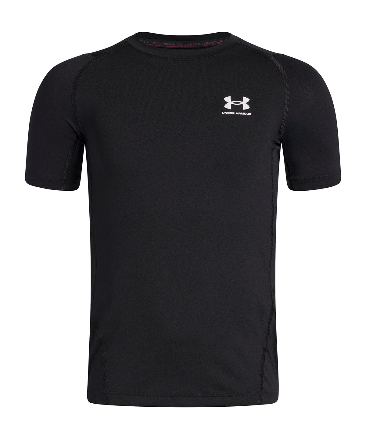 Polera Niño UA HG ARMOUR SS Negro