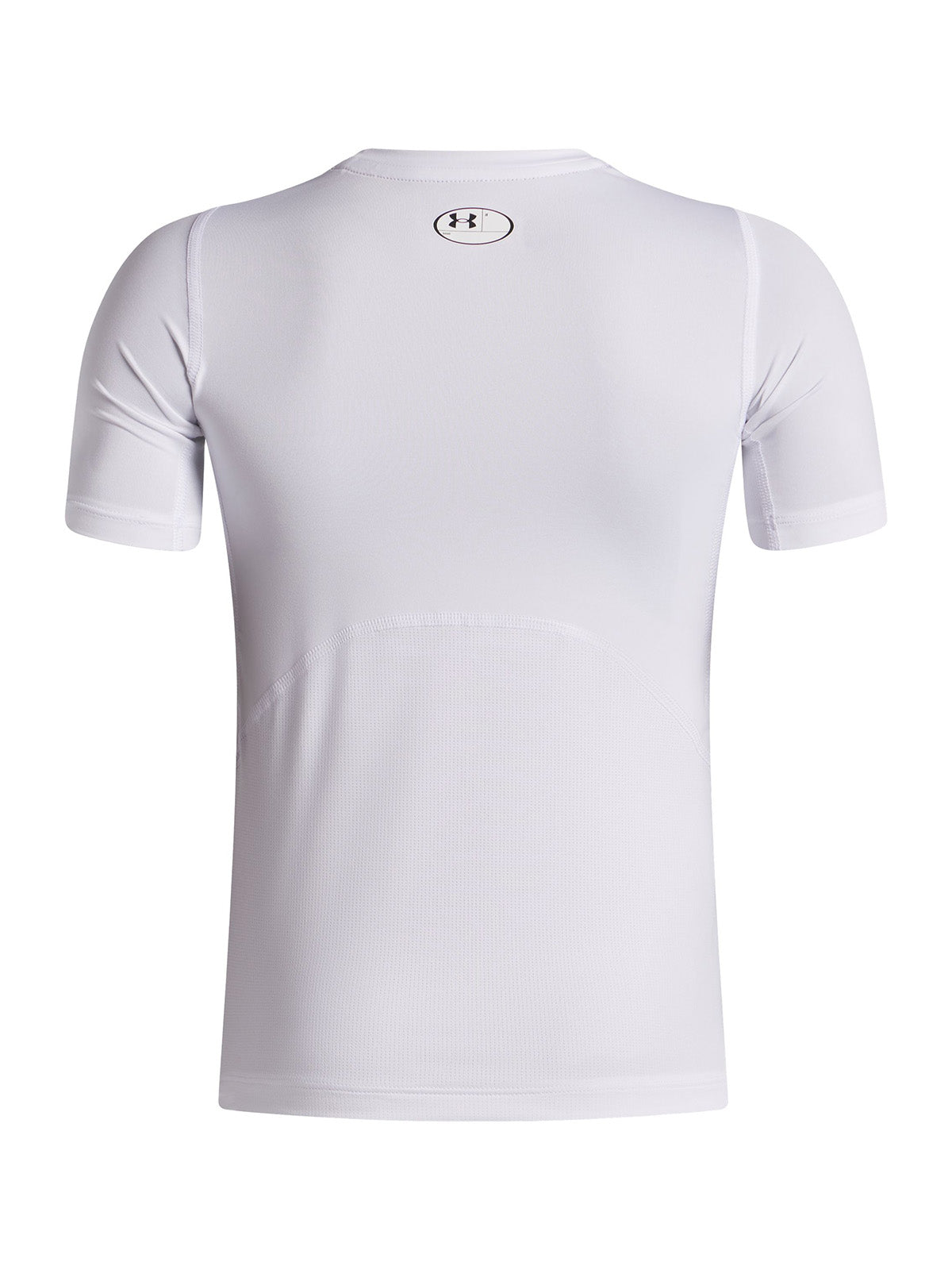 Polera Niño UA HG ARMOUR SS Blanco
