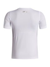 Polera Niño UA HG ARMOUR SS Blanco