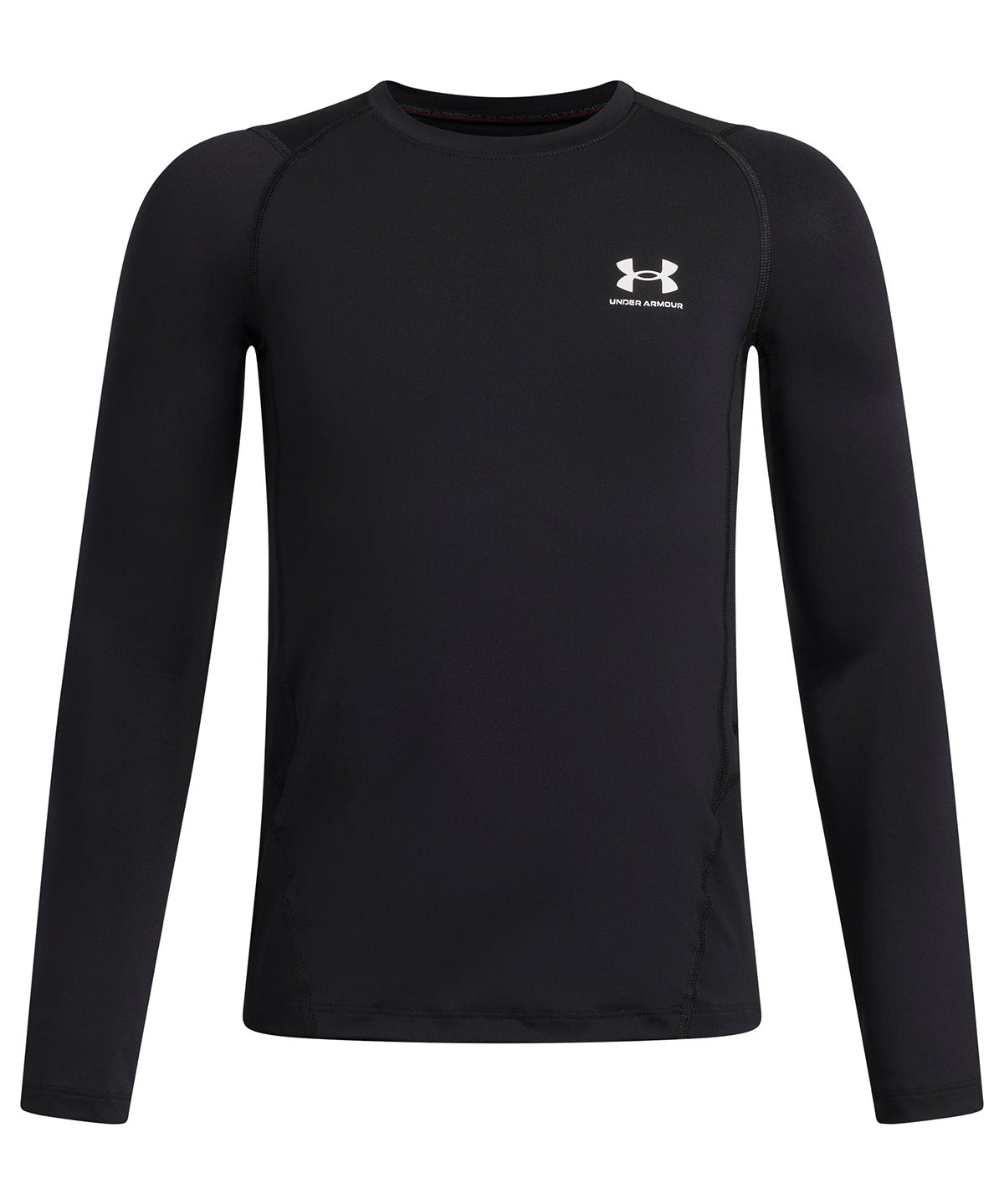 Polera Niño UA HG ARMOUR LS Negro