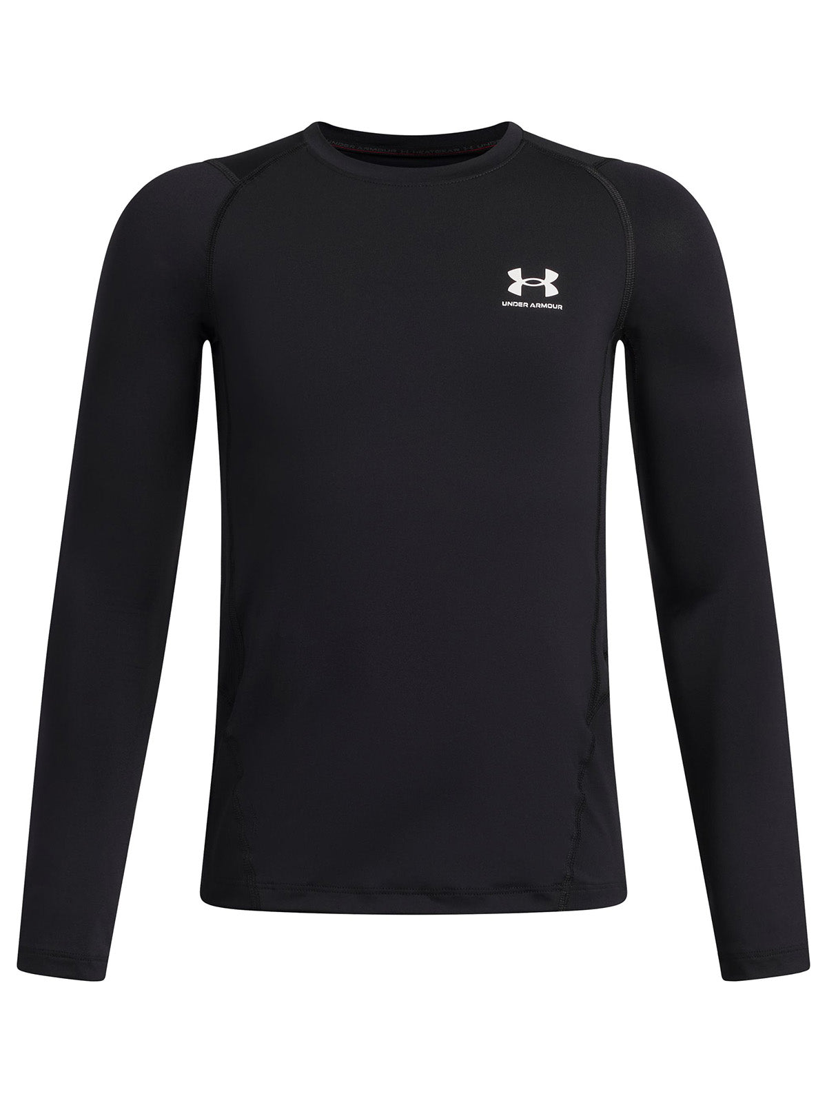 Polera Niño UA HG ARMOUR LS Negro