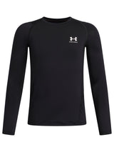 Polera Niño UA HG ARMOUR LS Negro
