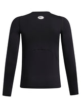 Polera Niño UA HG ARMOUR LS Negro