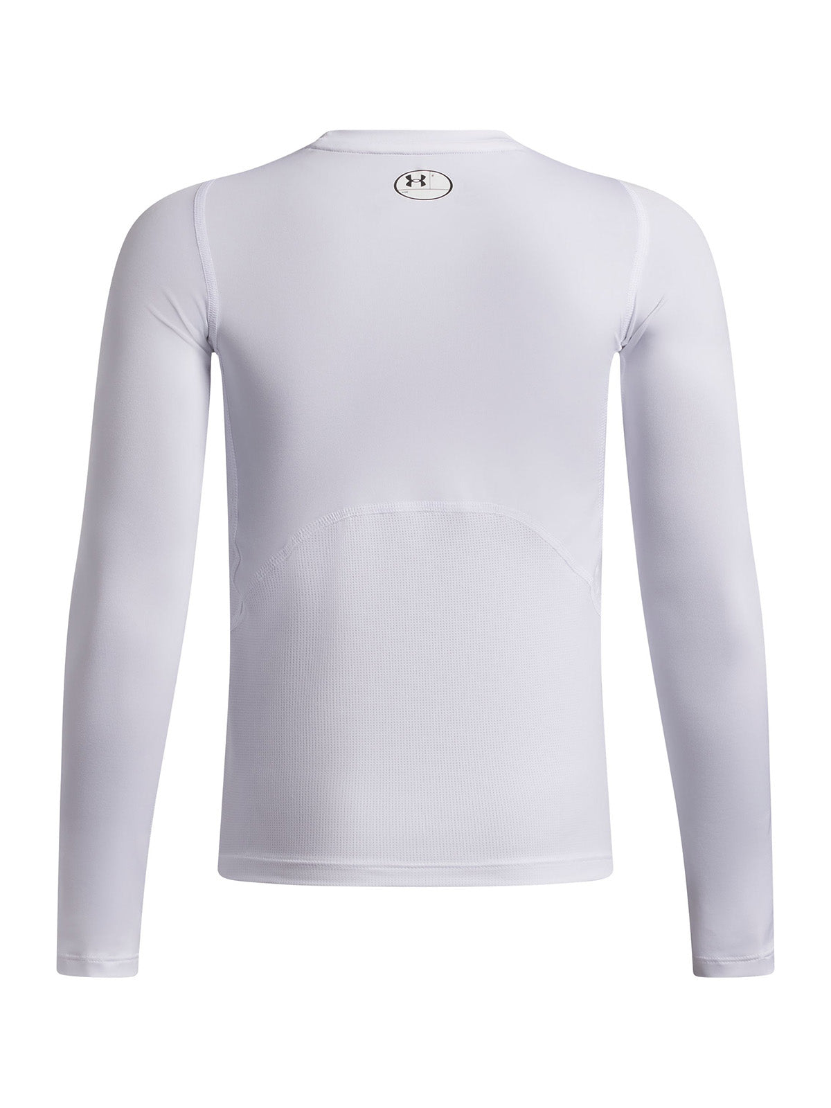 Polera Niño UA HG ARMOUR LS Blanco