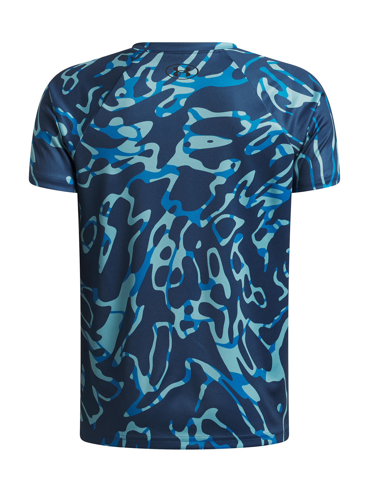 Polera Niño TECH BL PRINTED SS Azul