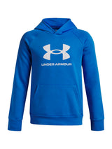 Polerón Lifestyle para niño Rival Fleece Big Logo azul Under Armour