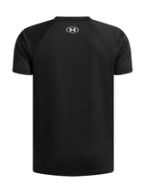 Polera Niño TECH SPLIT WRDMRK SS Negro
