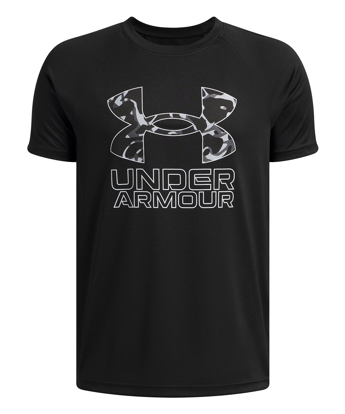 Polera Niño B TCH HBRID PRINT SS Negro