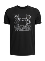 Polera Niño B TCH HBRID PRINT SS Negro