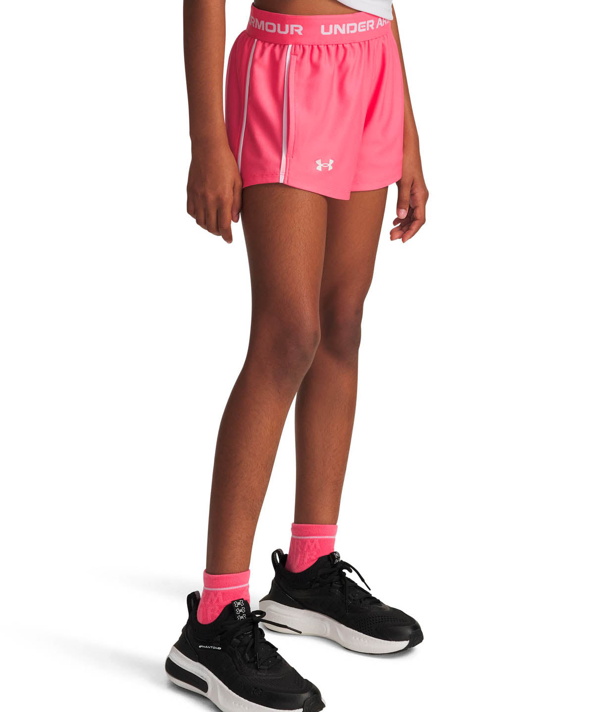 Short de Entrenamiento para Niña Tech Rosado Under Armour