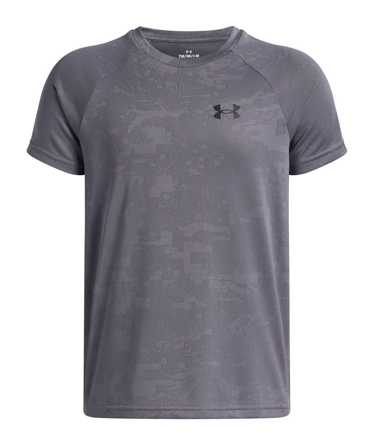 Polera Niño TECH JACQUARD 2.0 SS Gris