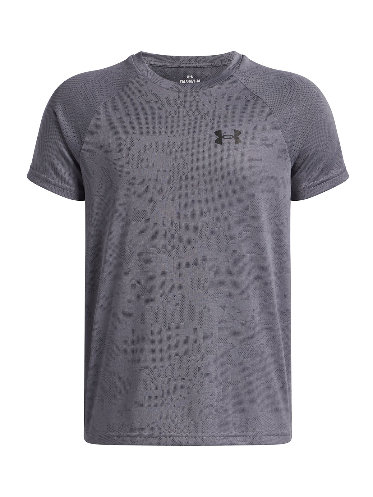 Polera Niño TECH JACQUARD 2.0 SS Gris