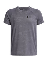 Polera Niño TECH JACQUARD 2.0 SS Gris