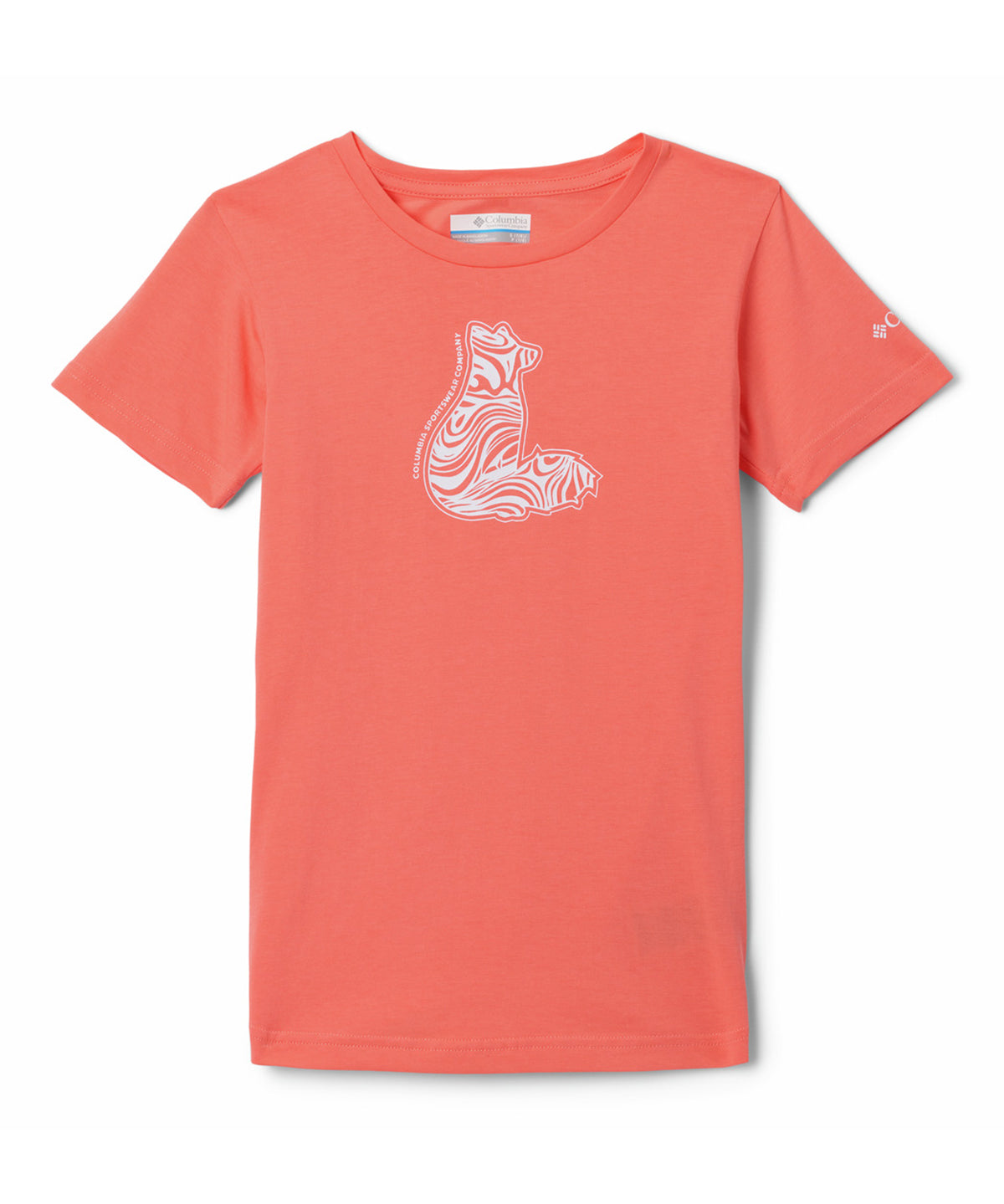 Polera Manga Corta Niña Miion Lake Rosado Columbia