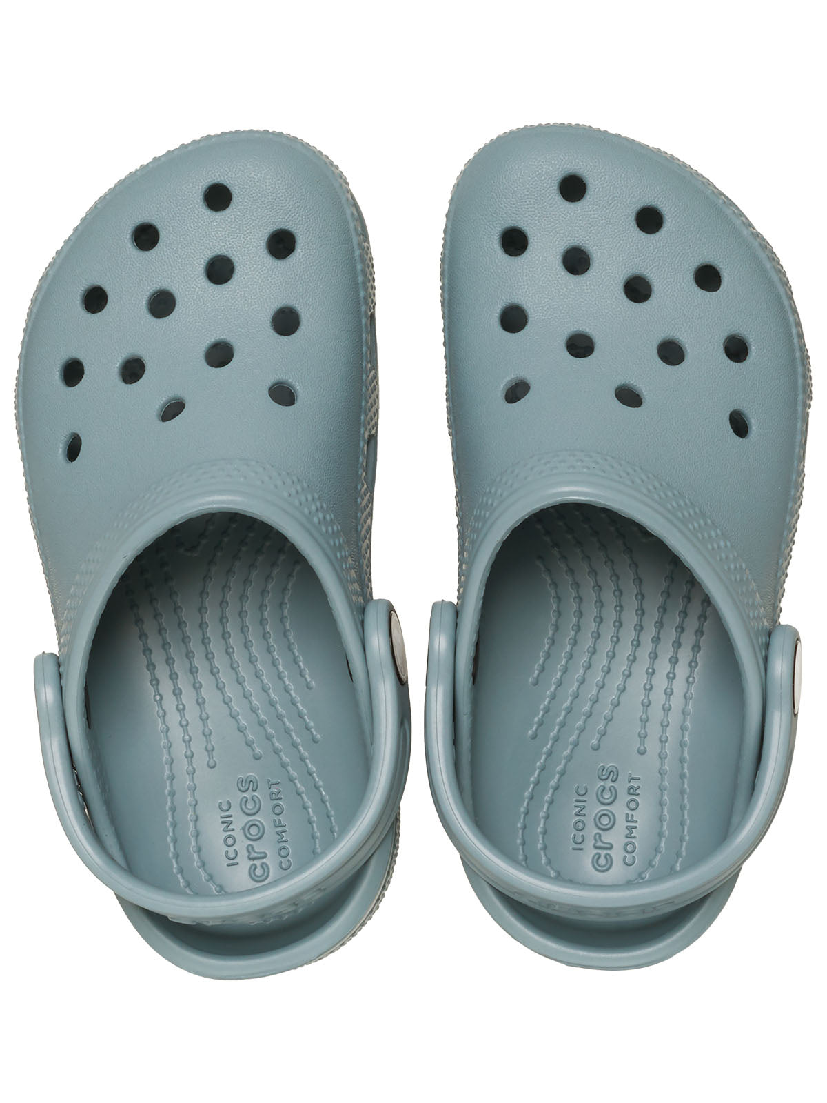Zueco Infantil Toddler Niño Classic Clog T Verde Petróleo Crocs