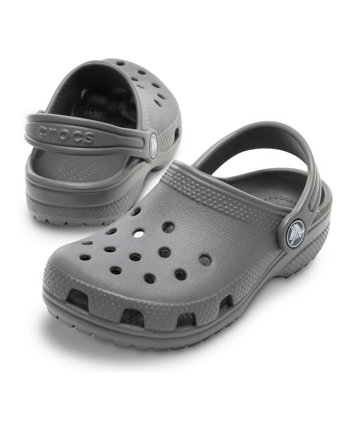 Zueco Niños Grandes Classic Clog Gris Crocs