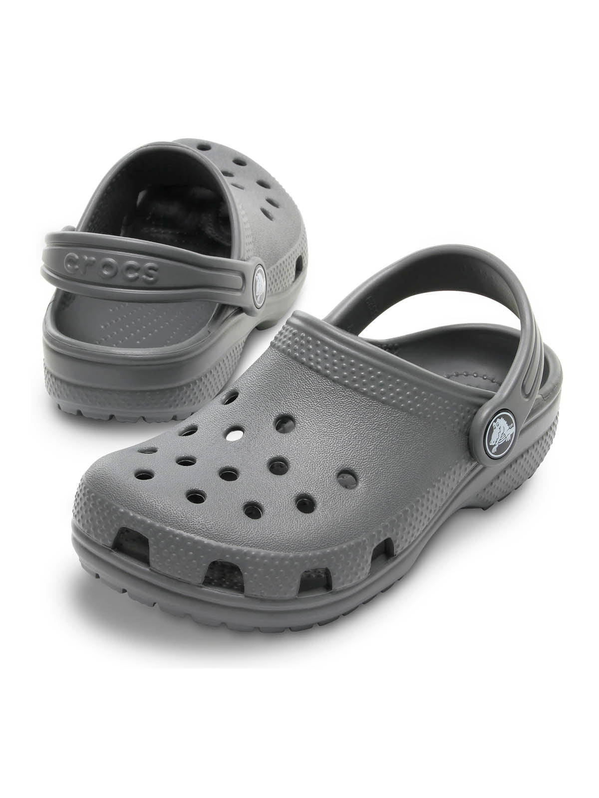 Zueco Niños Grandes Classic Clog Gris Crocs