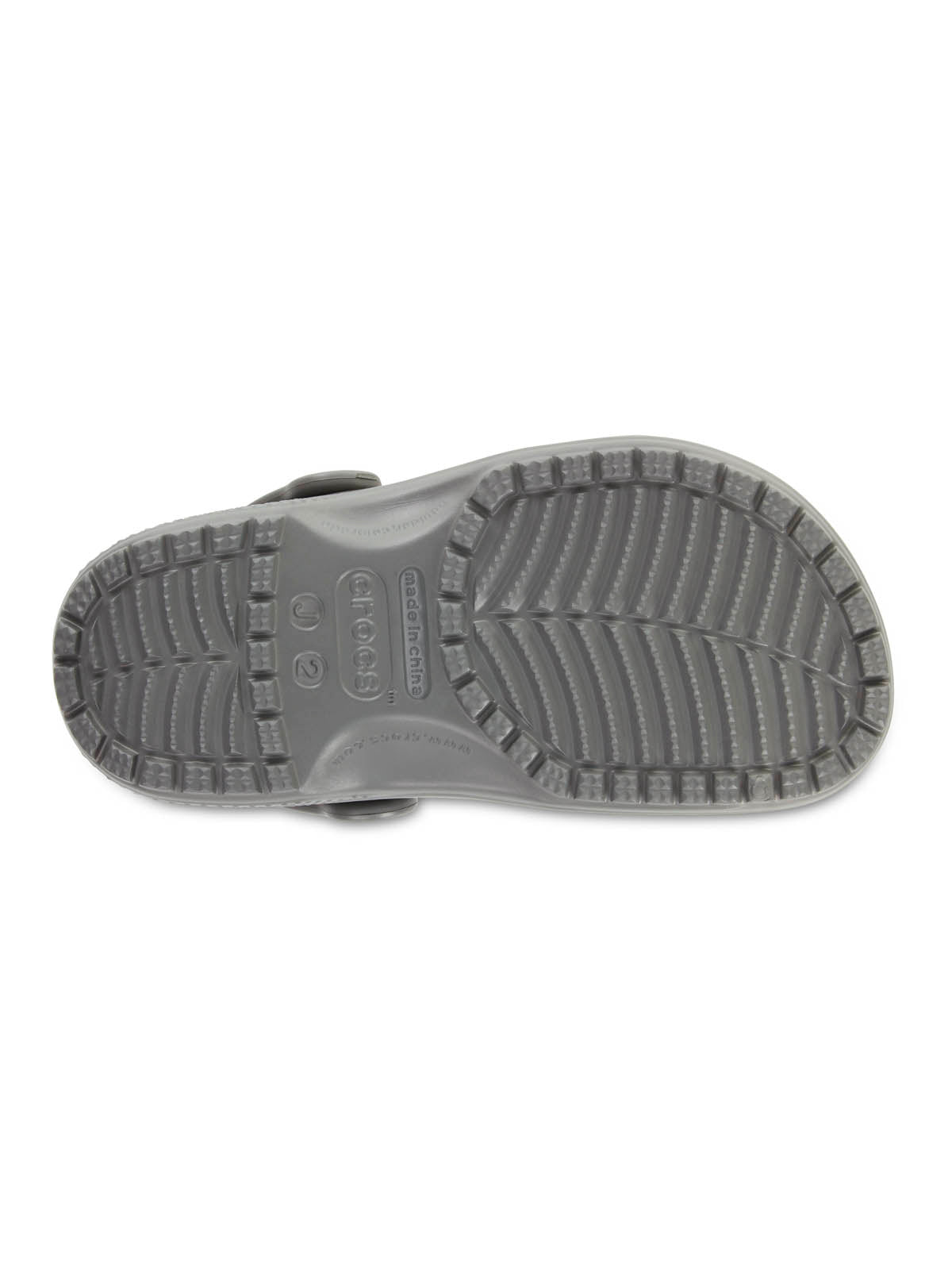 Zueco Niños Grandes Classic Clog Gris Crocs
