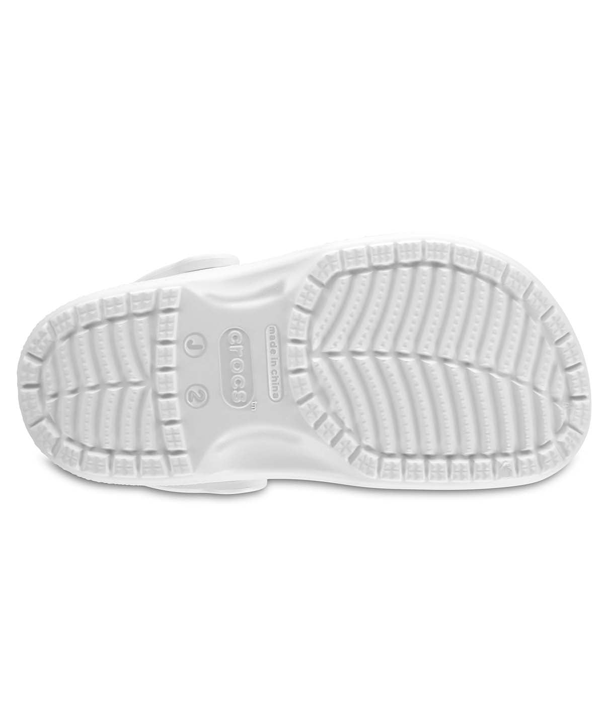 Zueco Niños Grandes Classic Clog Blanco Crocs