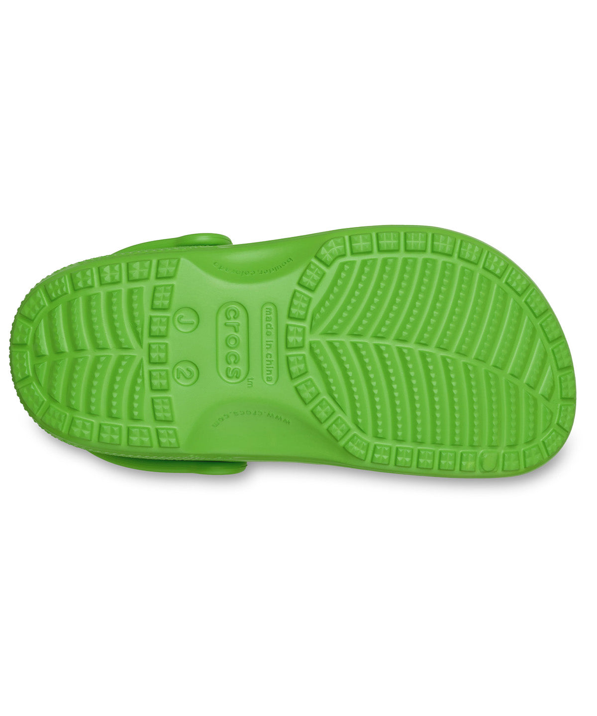 Zueco Niños Grandes Classic Clog Verde Crocs