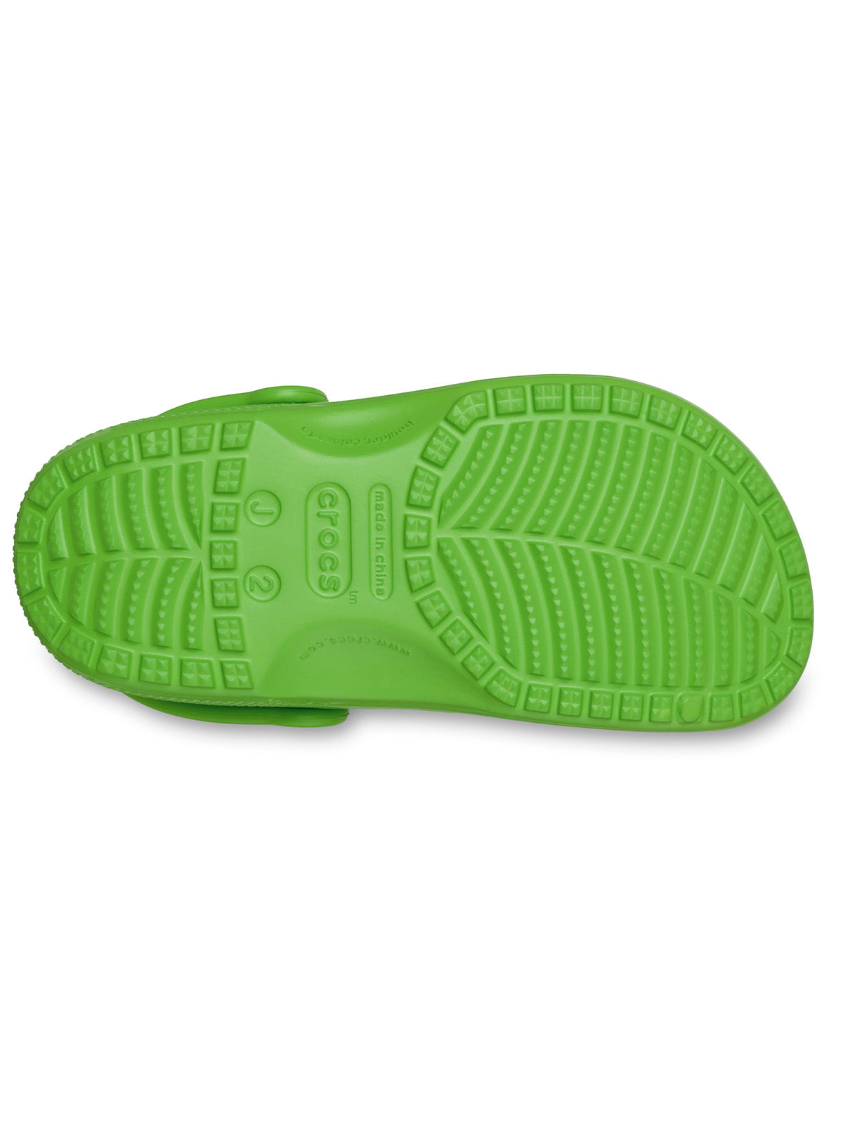Zueco Niños Grandes Classic Clog Verde Crocs