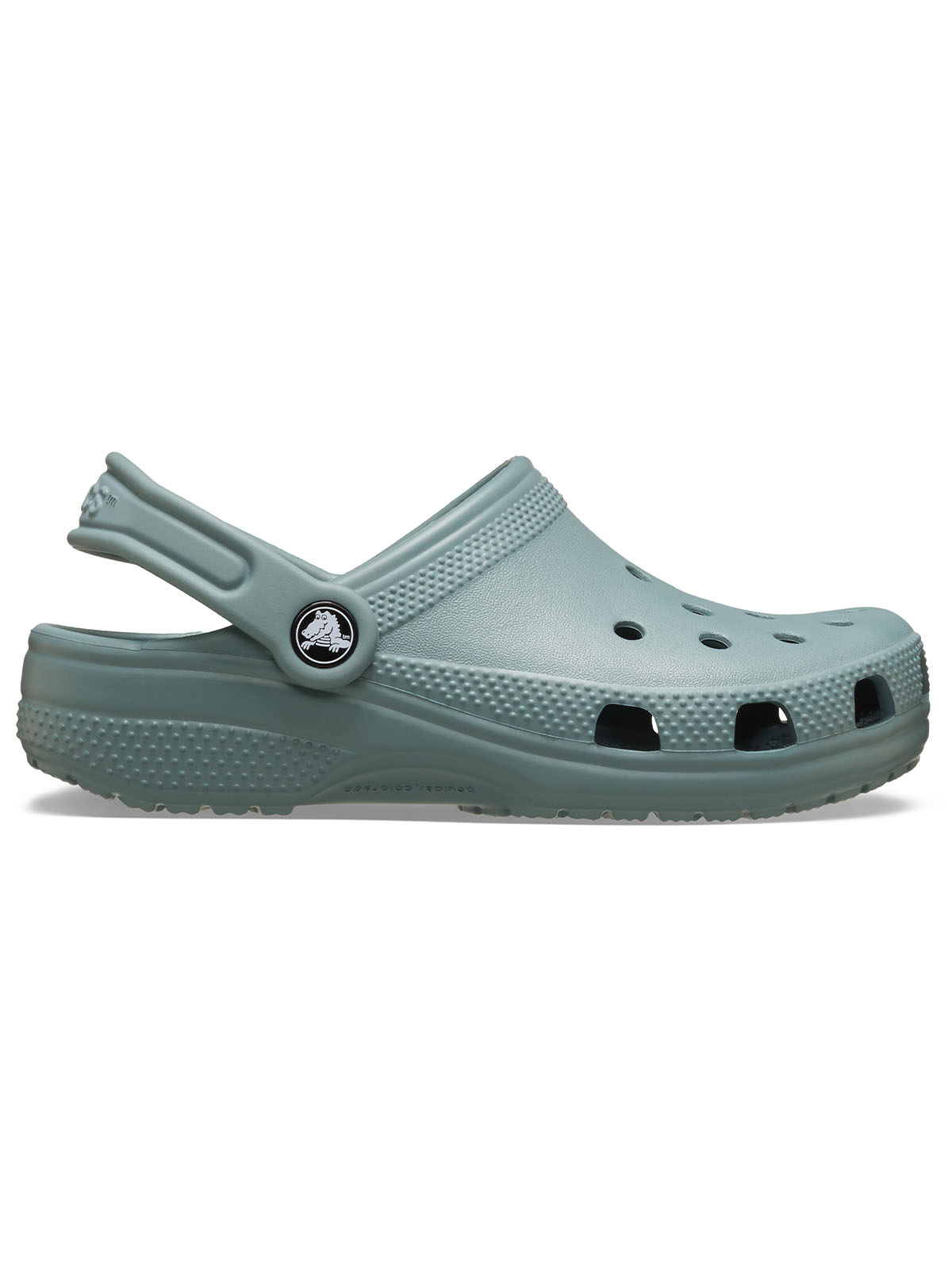 Zueco Infantil Niño Classic Clog Verde Petróleo Crocs