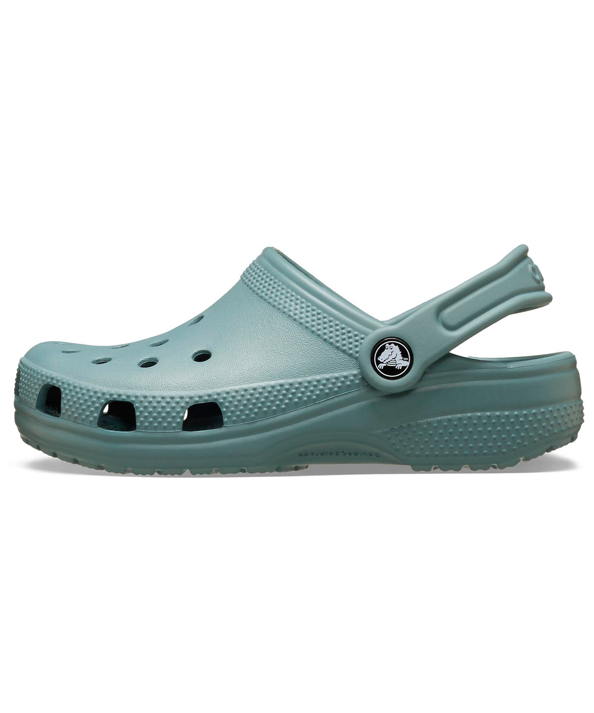 Zueco Infantil Niño Classic Clog Verde Petróleo Crocs