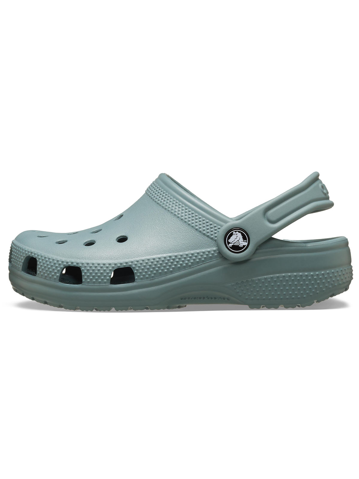 Zueco Infantil Niño Classic Clog Verde Petróleo Crocs