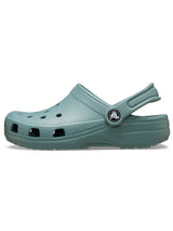 Zueco Infantil Niño Classic Clog Verde Petróleo Crocs