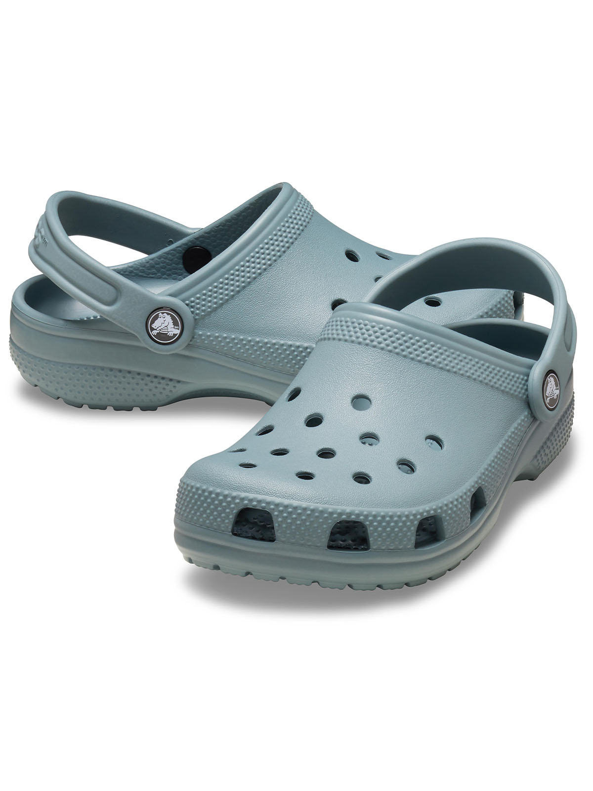 Zueco Infantil Niño Classic Clog Verde Petróleo Crocs