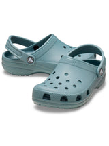 Zueco Infantil Niño Classic Clog Verde Petróleo Crocs