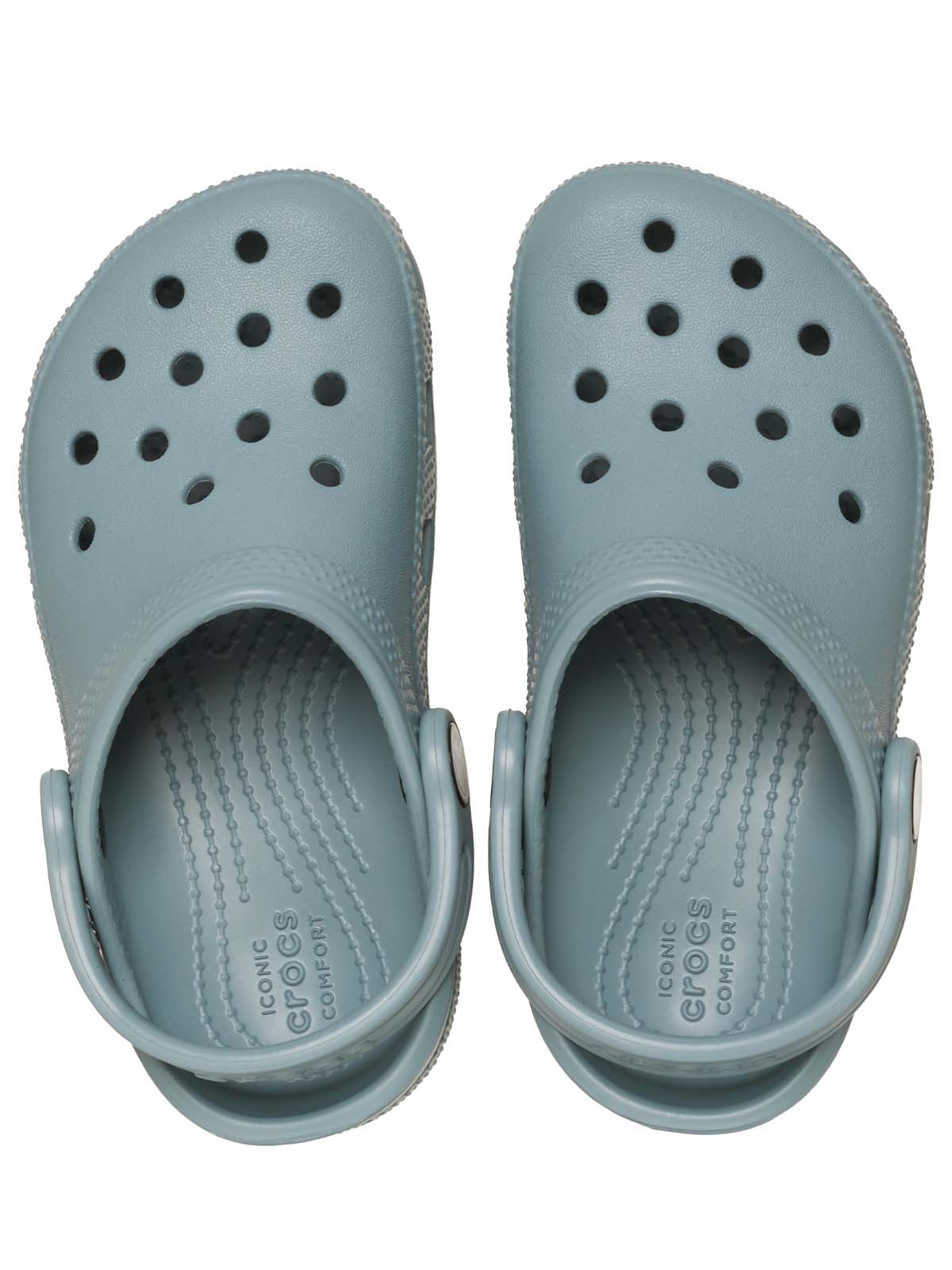 Zueco Infantil Niño Classic Clog Verde Petróleo Crocs