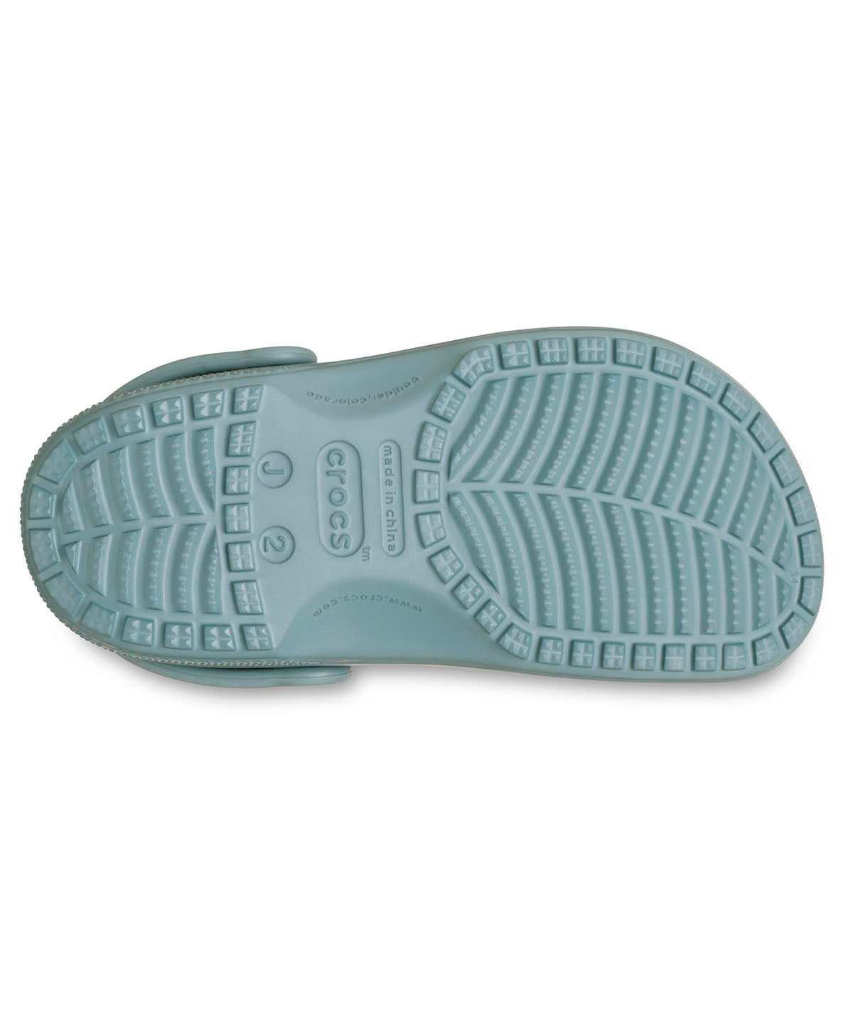 Zueco Infantil Niño Classic Clog Verde Petróleo Crocs