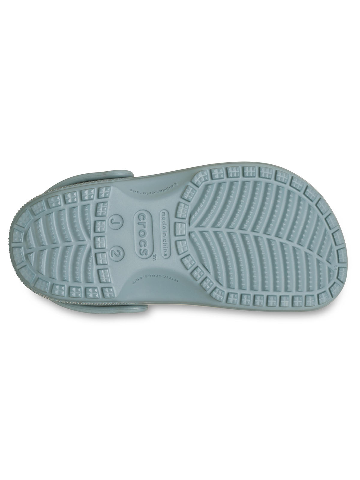 Zueco Infantil Niño Classic Clog Verde Petróleo Crocs