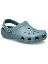 Zueco Infantil Niño Classic Clog Verde Petróleo Crocs