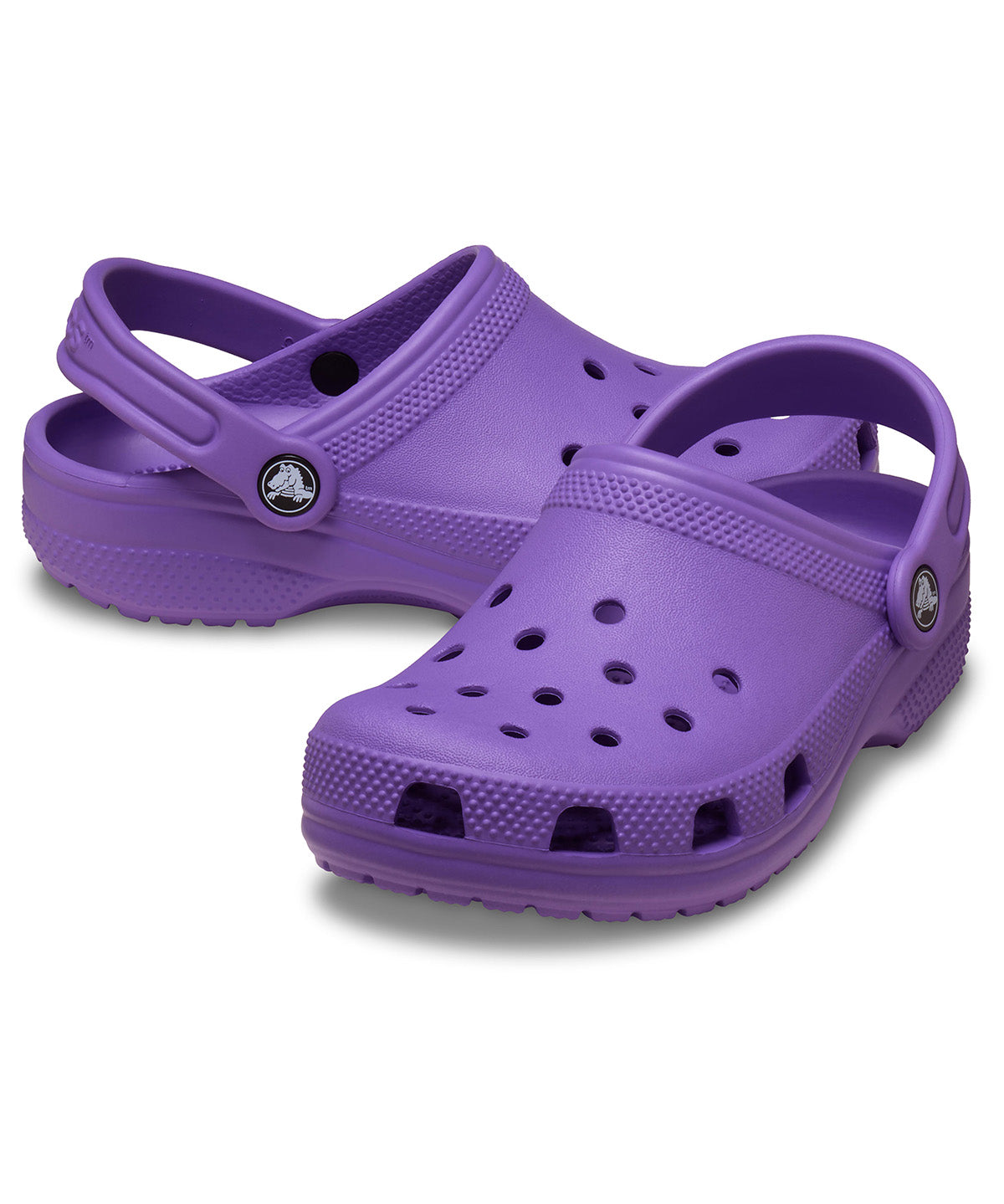 Zueco Niños Grandes Classic Clog Morado Crocs