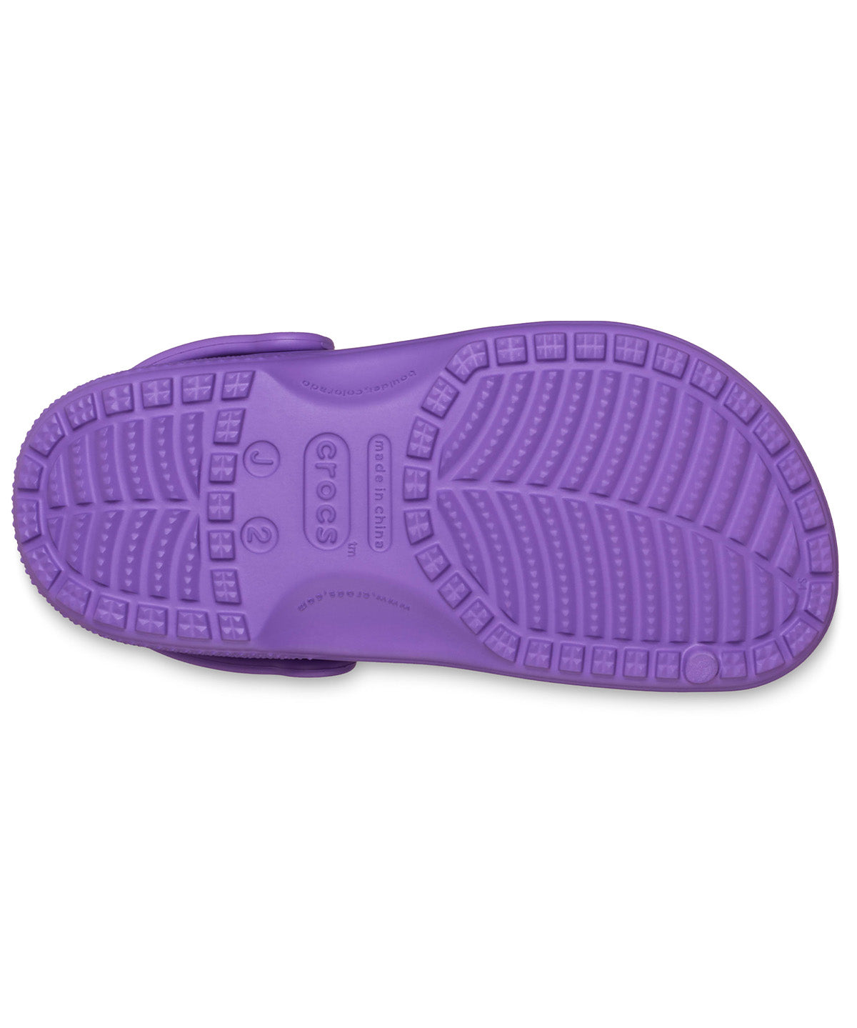 Zueco Niños Grandes Classic Clog Morado Crocs