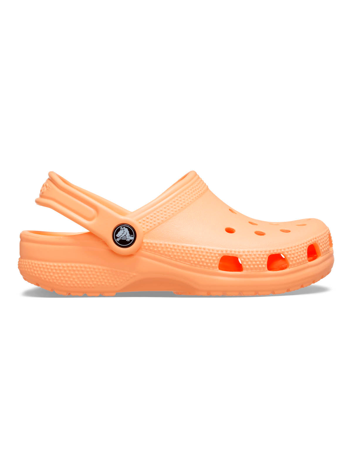 Zueco Niños Grandes Classic Clog Naranja Claro Crocs