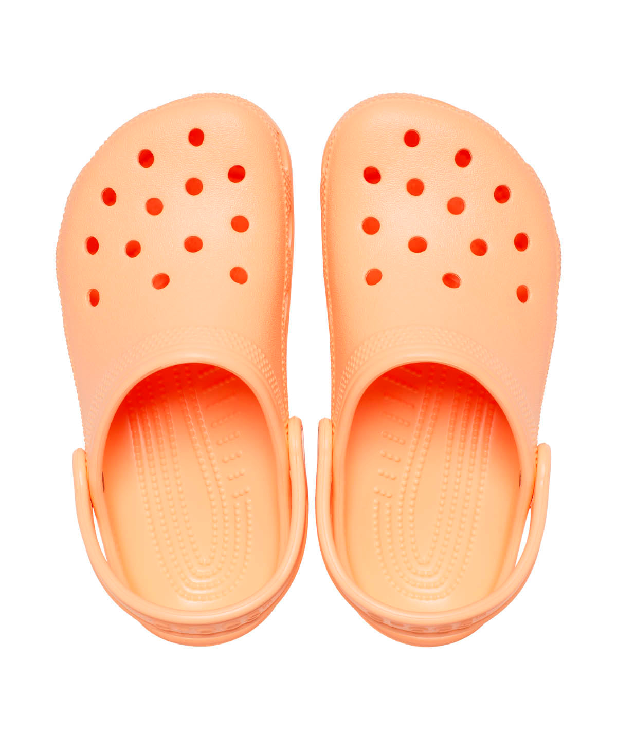 Zueco Niños Grandes Classic Clog Naranja Claro Crocs