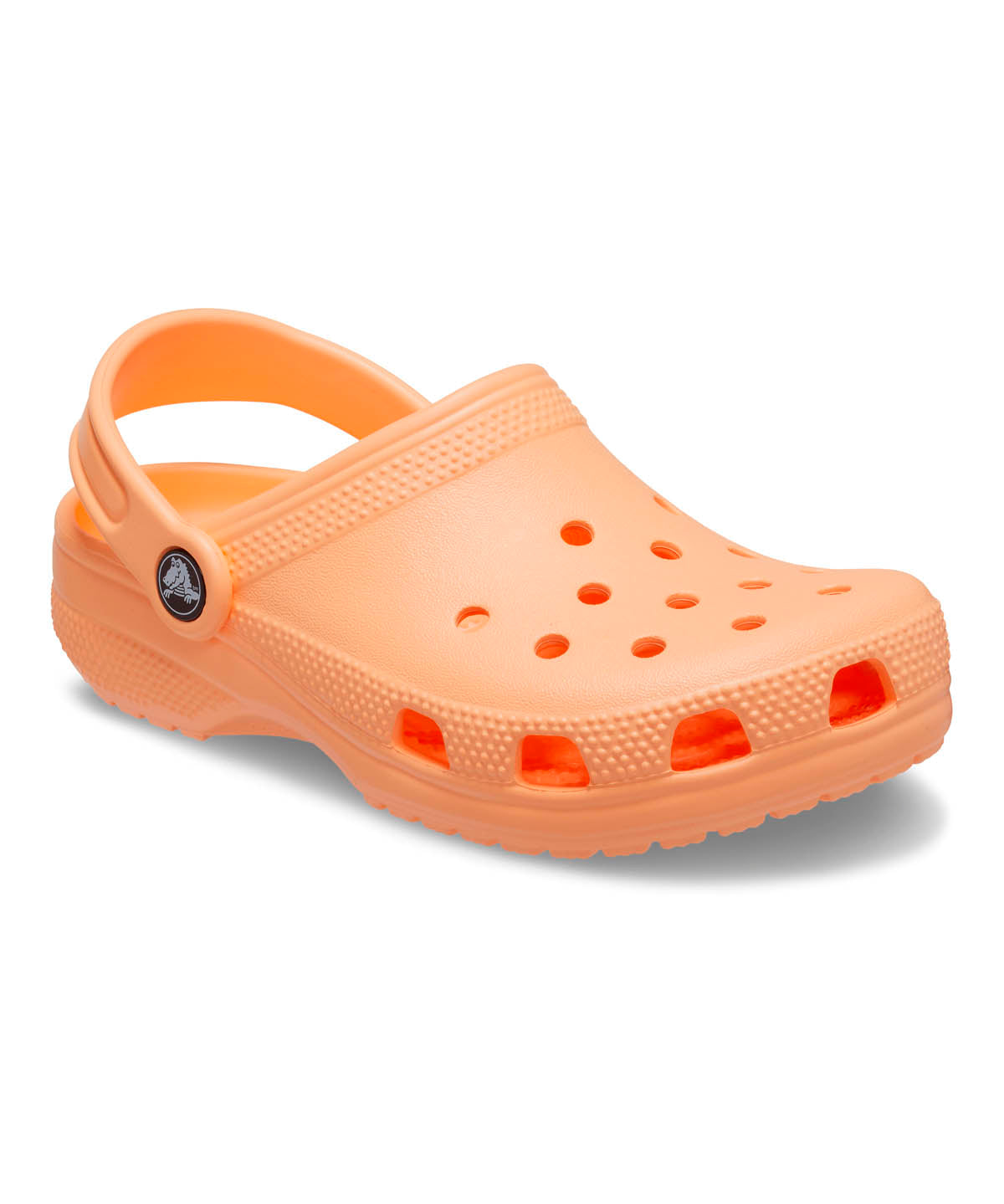 Zueco Niños Grandes Classic Clog Naranja Claro Crocs
