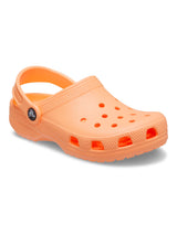 Zueco Niños Grandes Classic Clog Naranja Claro Crocs