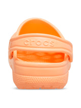 Zueco Niños Grandes Classic Clog Naranja Claro Crocs