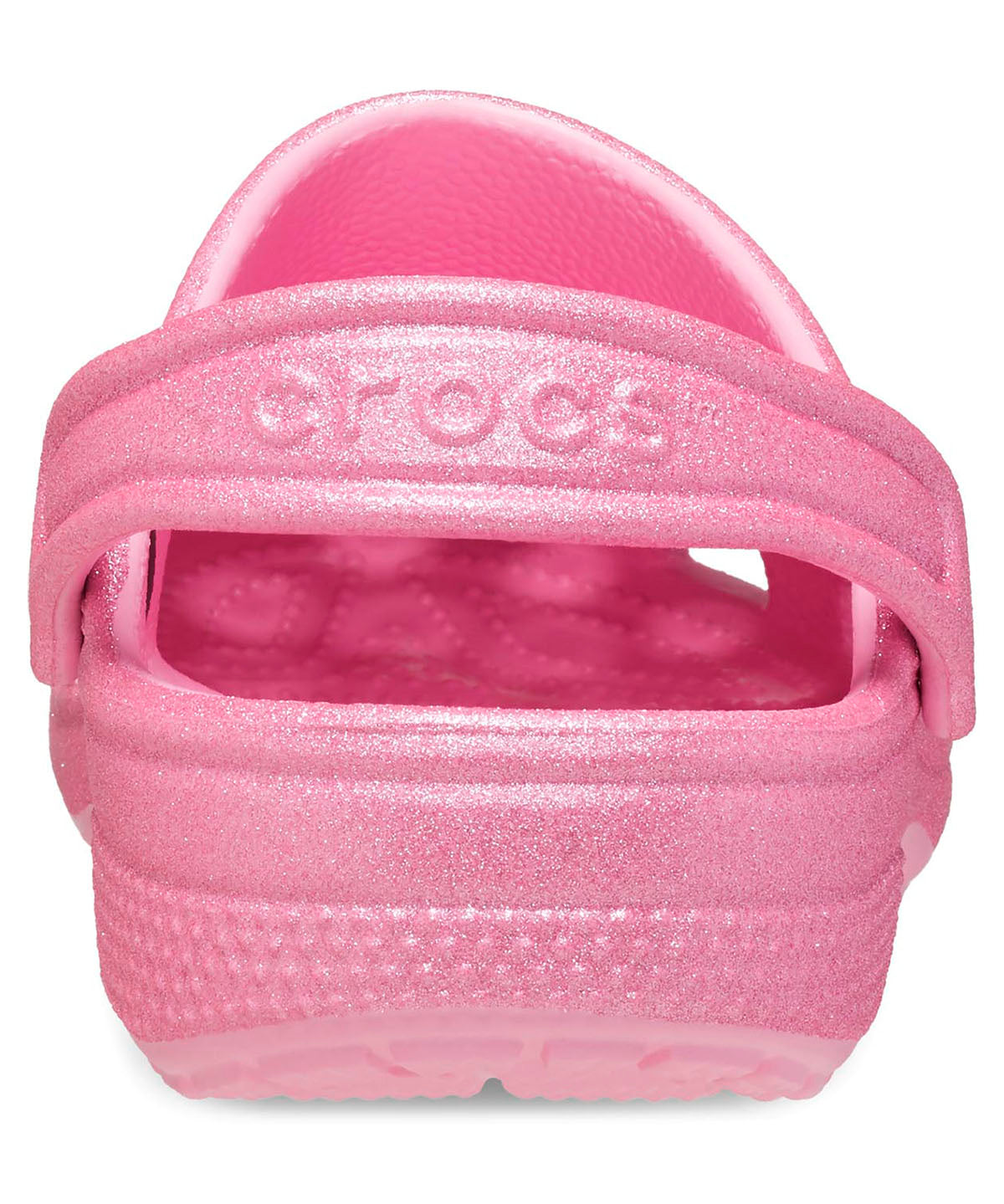 Zueco Niños Grandes Classic Glitter Clog Rosa Crocs