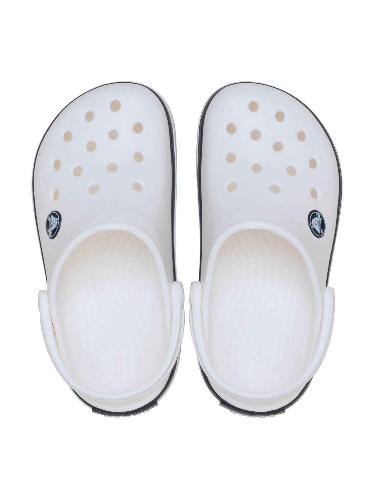 Zueco Niños Pequeños Crocband Clog Blanco Crocs