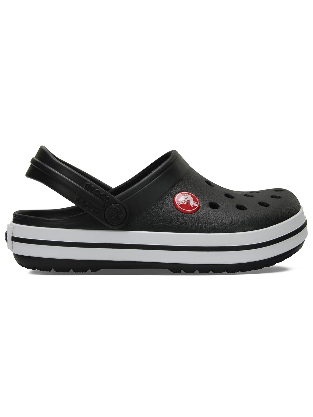 Zueco Infantil Niño Crocband Clog K Negro Crocs
