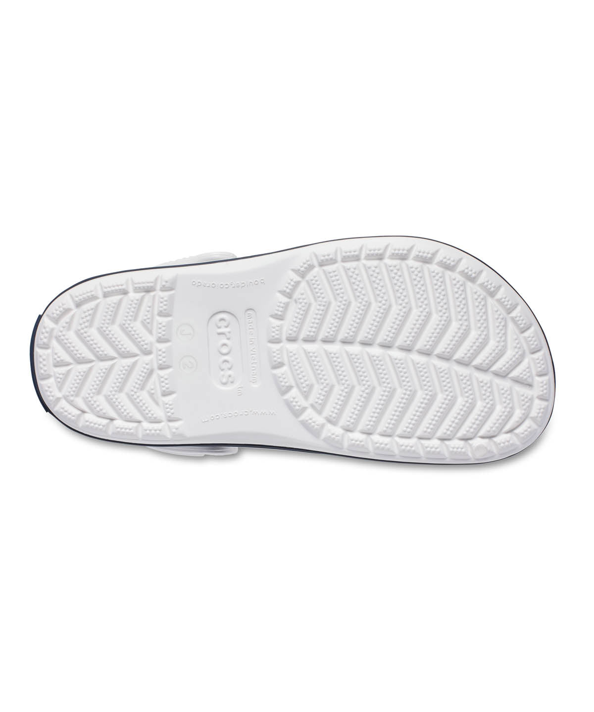 Zueco Niños Grandes Crocband Clog Blanco Crocs