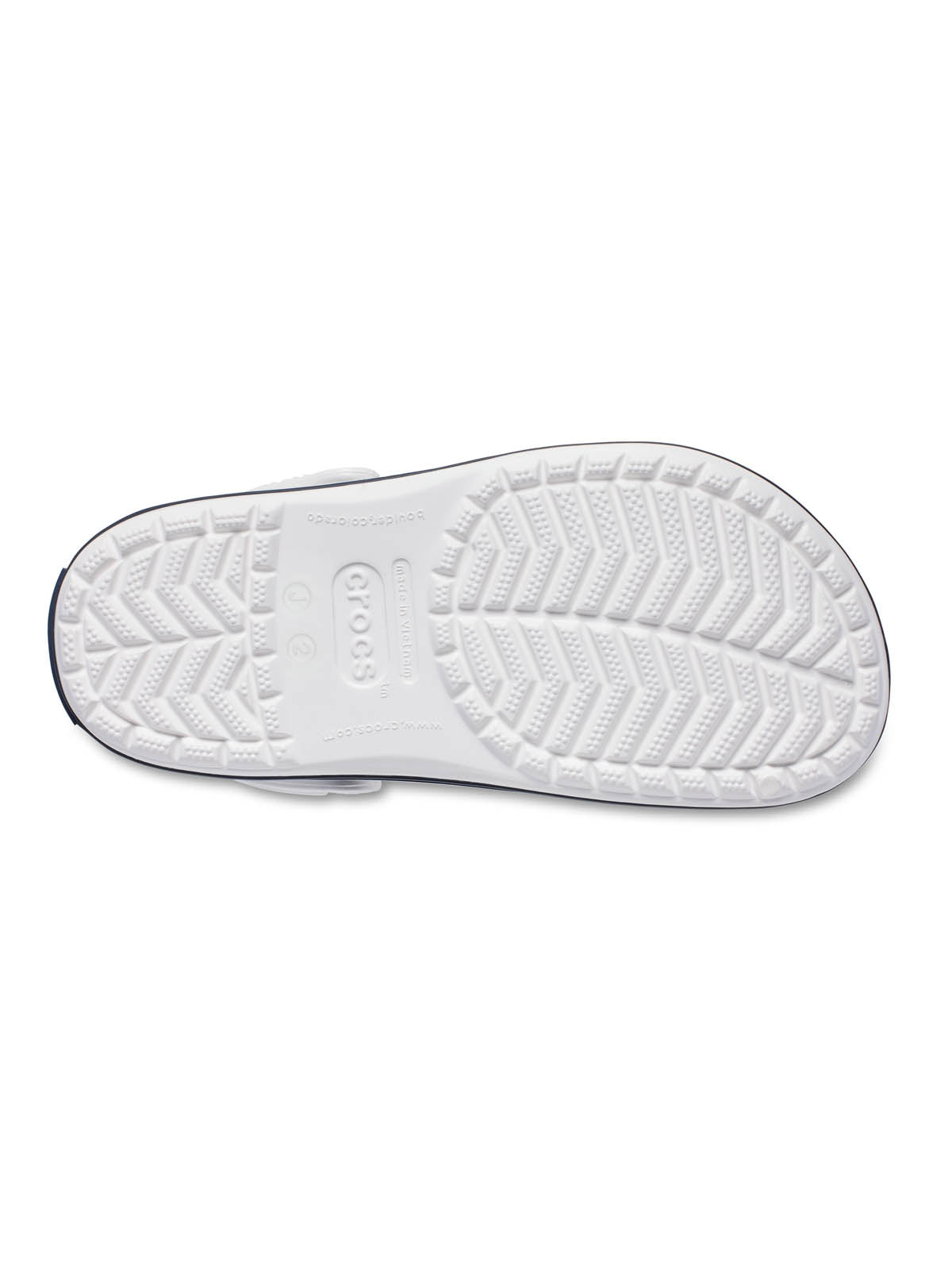 Zueco Niños Grandes Crocband Clog Blanco Crocs