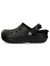 Zueco Infantil Niño Classic Lined Clog K Negro Crocs
