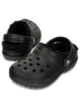 Zueco Infantil Niño Classic Lined Clog K Negro Crocs